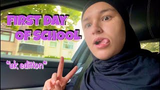 FIRST DAY OF SCHOOL grwmvlog uk edition help [upl. by Smallman]