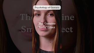 The Genuine Smile Effect【Psychology of Gesture】shorts facts psychology [upl. by Patrica973]