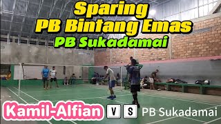 Badmibton Asyik KamilAlfian Vs PB Sukadamai [upl. by Waylin]