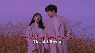 Pahilo Namber Ma Slowed  Reverb Lyrics  Deepak Raj Giri Priyanka Swostima  S amp R Nepal [upl. by Heddie]