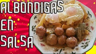 ALBÓNDIGAS DE POLLO EN SALSA  En menos de 1 hora rápido y fácil  Ma de Manuela [upl. by Teloiv43]