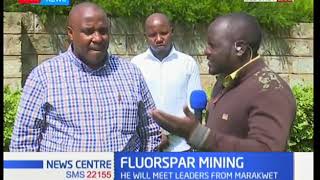 FLUORSPAR MINING Governor to compensate Keyio South residents [upl. by Dnalor789]