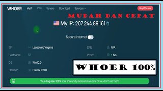 Cara Setting VPN WHOER 100 di Windows 11 [upl. by Nosle521]