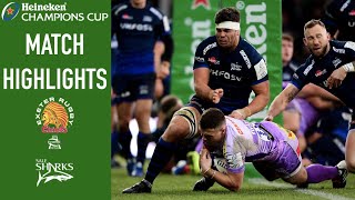 Exeter Chiefs v Sale Sharks Heineken Champions Cup Rd 4 Highlights [upl. by Guenna]