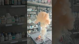 Ammonia solutionNH3 vs Manganese heptoxide  Unstable exothermic reaction [upl. by Weiss]