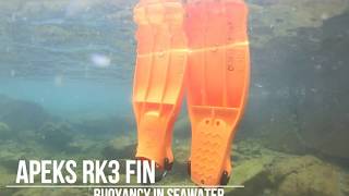 APEKS RK3 BUOYANCY in SEAWATER [upl. by Roice]