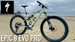 ALL NEW Specialized Epic 8 Evo PRO  NO LONGER A DOWN COUNTRY BIKE  Test Ride and Review [upl. by Idarb]