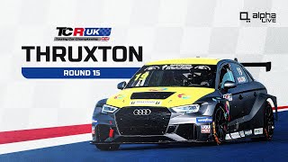 TCR UK LIVE  ROUND 15  THRUXTON [upl. by Ferdy]