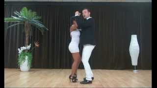 BACHATA FOOTWORK  Secuencia 1  wwwbailesurmadridcom [upl. by Aeynod]