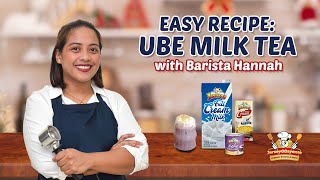 Easy Jersey Recipe Ube Milk Tea [upl. by Yro]