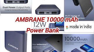 Ambrane 10000 mAh Power Bank [upl. by Glenda]