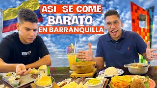 Ruta GASTRONOMICA en BARRANQUILLA COLOMBIA CON IRO RAMÍREZ  COMIENDO COMIDA TIPICA CALLEJERA [upl. by Edita]