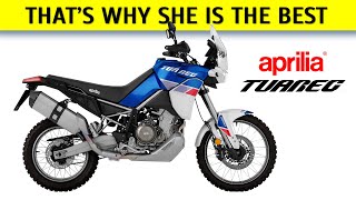 The Best Adventure Motorcycle Aprilia Tuareg 660 Honest Review [upl. by Sokcin593]