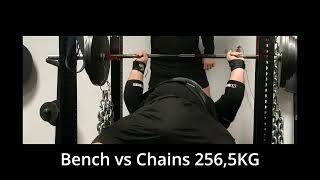 Bench vs Chains 2565KG x 1 [upl. by Orlena]