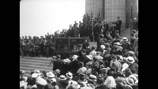 Montsec American Monument Dedication in 1937 [upl. by Marge800]