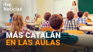 CATALUÑA La GENERALITAT anuncia que NINGÚN AULA APLICARÁ el 25 de CASTELLANO  RTVE Noticias [upl. by Seugirdor]