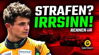 Strafe für Norris keine für Verstappen  war das fair I Analyse F1 GP Austin 2024 [upl. by Garate]