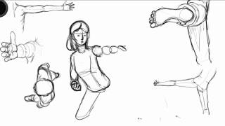 How to draw foreshortened figures [upl. by Nnylyak185]