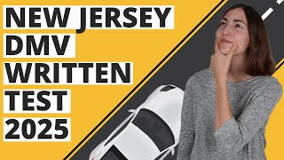 New Jersey DMV Written Test 2025 60 Questions with Explained Answers [upl. by Ran751]