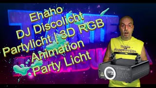 Ehaho DJ Discolicht  Partylicht  Effektstrahler  L2600 [upl. by Shyamal]