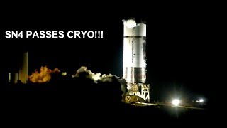 4K SpaceX SN4 Cryogenic Test Time Lapse [upl. by Orabel]