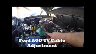 Ford AOD tv cable adjustment [upl. by Lowery]