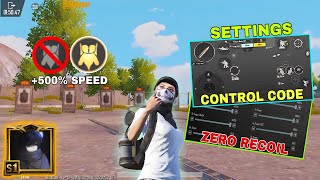 New Conqueror🔥Best Sensitivity  Control CODE 5 Finger FASTER PLAYER  GAMEPLAY PUBG BGMI [upl. by Kimmel]