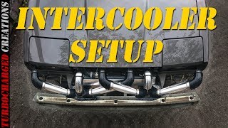 My Z31 300zx Custom Intercooler Setup [upl. by Nnayllehs]