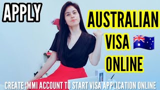 First ultimate step on how to apply Australian Visa online🇦🇺How to create IMMI ACCOUNT online [upl. by Shepard389]