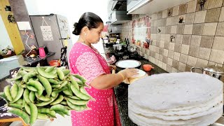 Aai Receipe Avare Kalu Hyacinth Bean  amp Rice Flour Bhakri Receipe  goanvlogger konkani [upl. by Durant]