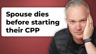 Delaying CPP To 70 What Happens If One Spouse Dies Before Starting [upl. by Gurango]