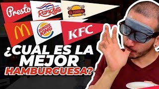 Adivinando HAMBURGUESAS por su SABOR 🍔  ¿Qué marca es mejor  Agentes Dementes [upl. by Moira]