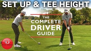 Set up and tee height for golf driver crucial tip [upl. by Slein]