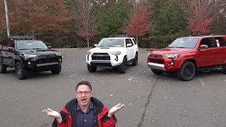 2020 4Runner Battle Venture vs TRD Pro vs TRD Off Road Premium  Who Wins [upl. by Analad515]