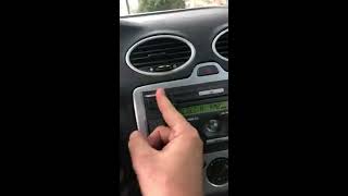 How To Remove FORD 6000 CD Radio  Ford Focus [upl. by Adel]