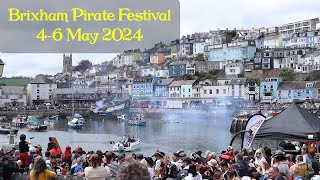 Brixham Pirate Festival 46 May 2024 [upl. by Elockcin295]