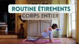 10 MIN routine dÉTIREMENTS du Corps Complet [upl. by Ahtekal]