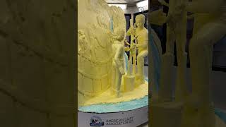 Spread the news The 2024 NYS Fair butter sculpture has been revealed [upl. by Siuqram]