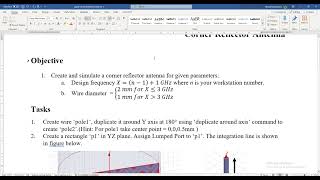 Design and Analysis of Corner Reflector Antenna in HFSS  Design  Simulation [upl. by Cornwall]