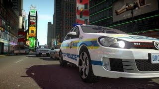 2010 Golf GTI Police GTA IV Car Mod [upl. by Konikow]