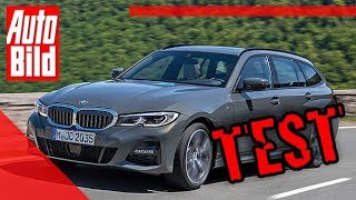 BMW 3er Touring 2019 Test  Kombi  Details [upl. by Lacagnia]