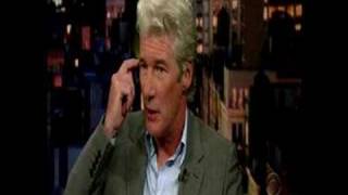 The Hunting Party Richard Gere  David Letterman Show [upl. by Enovahs665]