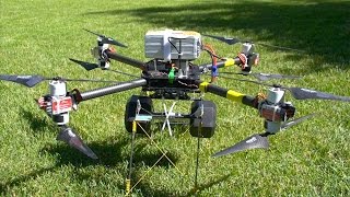 AVROTO 3520 Motors on CineX Octocopter [upl. by Cruce593]