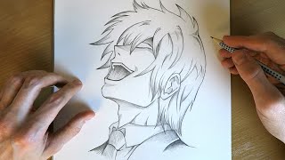 How To Draw Light Yagami  Kira  Death Note  Step By Step Anime Drawing Tutorial [upl. by Terri]