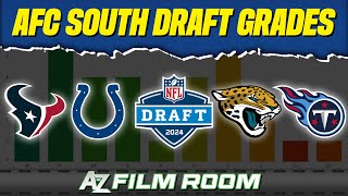 2024 NFL Draft Grades  AFC South [upl. by Mharg244]