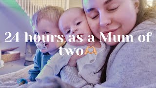 24 HOURS as a new Mum of two🫶🏼 [upl. by Kimberlyn939]