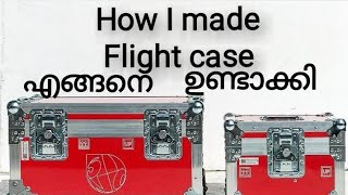 How to make a flight casehow I made my custom flight case in malayalam [upl. by Dowzall]