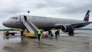 Перелет Москва Анапа Аэрофлот Airbus A321 Moscow  Anapa [upl. by Rehtae742]