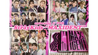 Unboxing Stray Kids 스트레이키즈 “MAXIDENT”albums amp POBApple musicsoundwaveYes24 [upl. by Nilats61]