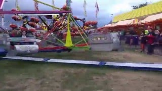 Amusement Ride quotThe Scramblerquot at the Washington State Puyallup Fair [upl. by Annoid133]